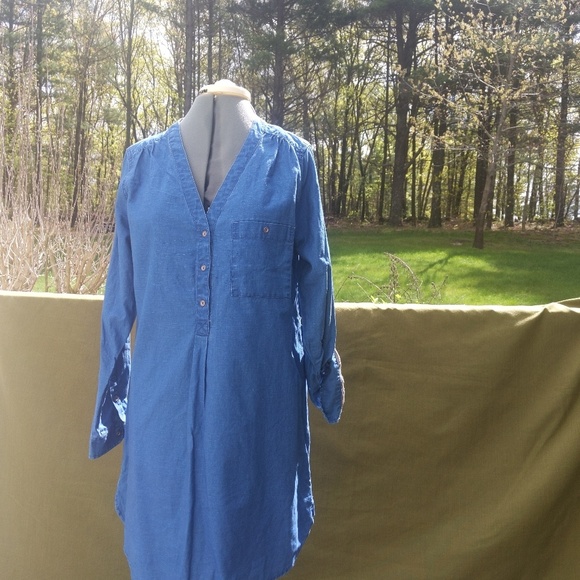 H&M Dresses & Skirts - NWT Women's H&M LOGG Denim Chambray Cotton Dress12